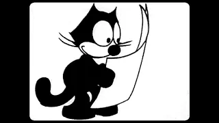 Felix Doubles For Darwin (1924) | Felix The Cat Tries To Prove Evolution