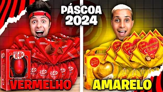 QUEM ENCONTRAR MAIS OVOS DE PÁSCOA DA SUA COR, VENCE!