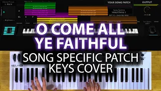 O Come All Ye Faithful MainStage patch keyboard cover- Hillsong Worship