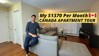 Canadian Houses| Inside My $1370 Per Month Apartment | Life In Canada| Canada House Tour