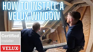 How To Install A Velux Window - SK06 GGU with New EDW 2000 Flashing.