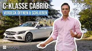 Mercedes C-Klasse Cabrio (A205): Verdeck öffnen und schließen