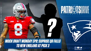 Surprise QB Falls To Patriots At Pick 3, Young Playmakers Added EVERYWHERE. Mock Draft Monday EP9
