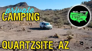 Free BLM Dispersed Camping Quartzsite Arizona | Private Boondocking