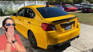 HOW TO USE 60 FEET TO WRAP ANY CAR | She Loves It! Subaru WRX Full Guide