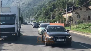 Rendohet trafiku ne dalje te Shengjinit, bllokohet qarkullimi | ABC News Albania