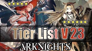 Tier List V23 - Horn/Heidi- 19/10/2022 - Arknights [Global Server]