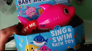 Pink Fong Baby Shark Sing and Swim Bath Toy Review