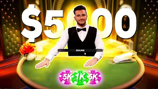 INSANE $5000 SIDEBETS COMEBACK ON BLACKJACK!!!