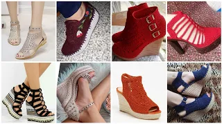 best crochet shoes for Amazon best daily work wear comfortable hellow out shoes collection