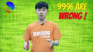99% of beginners in table tennis make this mistake