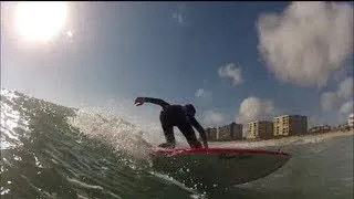 Surfing Winter Swell in Florida