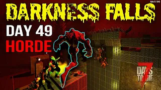 Hordes are EASY now in this base - 7 Days To Die - Darkness Falls Episode 22