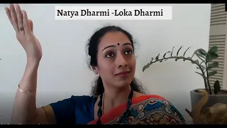 What is Natya Dharmi & Loka Dharmi|Meaning and difference|Bharathanatyam|Lakshmi Venkatesh