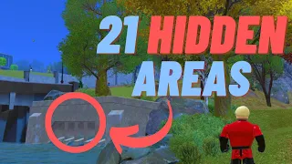 21 HIDDEN AREAS In Lego The Incredibles!