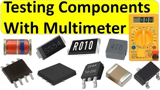 Laptop motherboard components testing using The multimeter - laptop motherboard repair