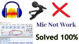 Audacity microphone not working | Microphone not working on audacity | Audacity microphone setup