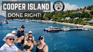 COOPER ISLAND DONE RIGHT! - IN OUR AQUILA 54 YACHT!