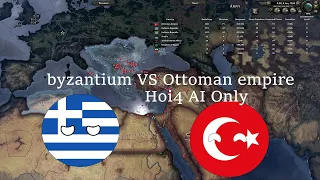 Byzantium VS Ottomans [Hearts of Iron 4] [AI Only] [Hoi4]