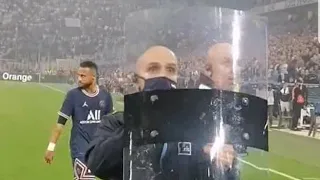 Olympique  Marseille Fans Disrespect for Neymar & Messi