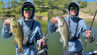 Wide Open Lake Del Valle Fishing for Smallmouth and Largemouth Bass
