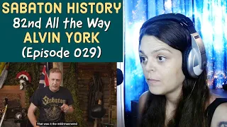 Sabaton History - 82nd All The Way - Alvin York - REACTION  (Sabaton History Episode 029)