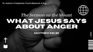 What Jesus says about Anger - Matthew 5 21-26 Sermon