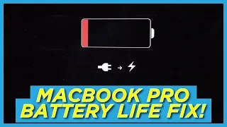 Fix your MacBook Pro Battery Drain