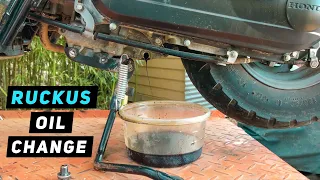 Honda Ruckus / Zoomer 50 - Engine Oil Change | Mitch's Scooter Stuff