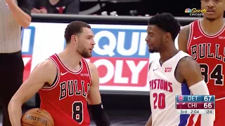 Zach LaVine Says "F--k Outta Here” To Josh Jackson After Locking Him Up On Defense