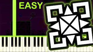 Theory of Everything | GEOMETRY DASH LEVEL 12 - EASY Piano Tutorial