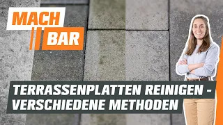 Terrassenplatten reinigen – verschiedene Methoden | OBI