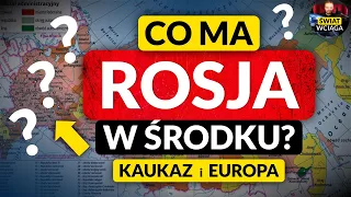 CO ma ROSJA w środku? ◀🌎 KAUKAZ i EUROPA - republiki, obwody, kraje, okręgi, miasta