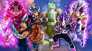 MUI Goku + Vegeta MUE + Granola + Broly Ssj4 + Gogeta + Vegito Vs All 🤯 ( Who is Strongest? )