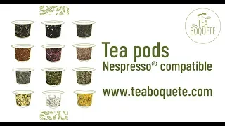 How to Correctly Brew Tea pods Nespresso® compatible - Tea Boquete