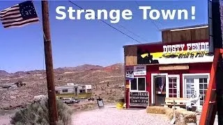 Semi Abandoned Town In Nevada Desert - Creepy Buildings, Abandoned Cars & More