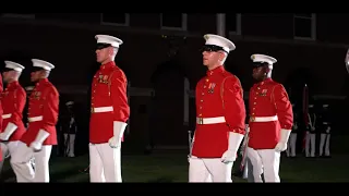 USMC Silent Drill Platoon Friday Evening Parade