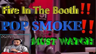 Pop Smoke Fire In The Booth !! (CRAZY REACTION)