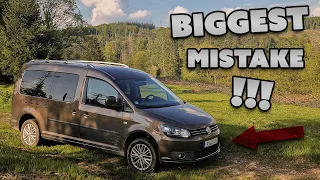 My VAN got way too HEAVY! | VW Caddy Maxi MTB Camper Conversion PT. 7