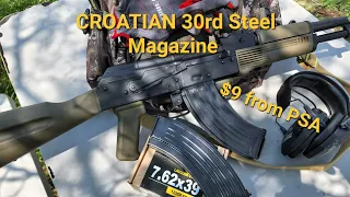 CROATIAN Steel magazine $9 from Palmetto State Armory