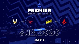Vitality vs Mousesports, NAVI vs Astralis | BLAST Premier Fall Final Day 1