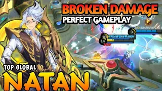 Broken Damage! Natan Best Build 2021 - Top Global Natan Gameplay | Mobile Legends