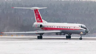 Ту 134Ш  RF-66032 облет после ремонта.Tupolev Tu-134Sh.