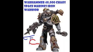 Review and unboxing of Warhammer 40,000 Chaos Space Marines Iron Warrior figure