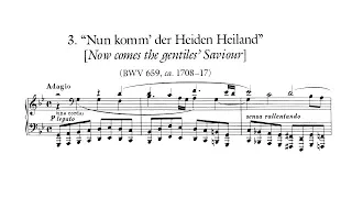 J.S.Bach/F.Busoni: “Nun Komm' der Heiden Heiland” BWV 659 (audio + sheet music) [Thurzó]