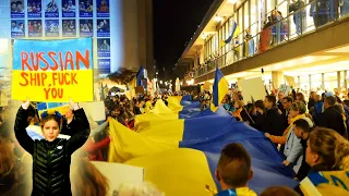 БОЛЬШОЙ Митинг в поддержку Украины в Тель Авиве!