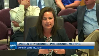 Lincoln City Council Pre Council Meeting June 11, 2018