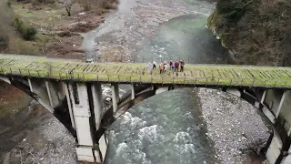 Дорога на Ткуарчал (Абхазия) Road to Tkuarchal (Abkhazia) Ghost town 2022