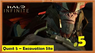 Halo Infinite Campaign - Excavation Site | Disable the Laser Drill, Enter Into Conservatory