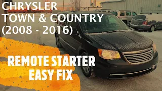 Chrysler Town & Country - FACTORY REMOTE STARTER NOT WORKING? (EASY FIX)